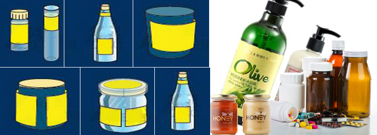 ටී සිරස් වර්ගය ස්වයංක්‍රීය වටකුරු බහාලුම් ලේබල් කිරීමේ යන්ත්‍රය