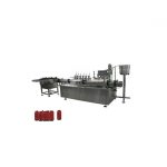 අක්ෂි බිංදු කුඩා බෝතලයක්, නිය ආලේපන පිරවුම් යන්ත්‍රය සහ ආවරණ යන්ත්‍රය