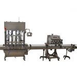 ස්වයංක්‍රීය දියර බෝතල් උපකරණ මිලි ලීටර් 50 වෛද්‍ය ඇල්කොහොල් පිරවුම් යන්ත්‍රය